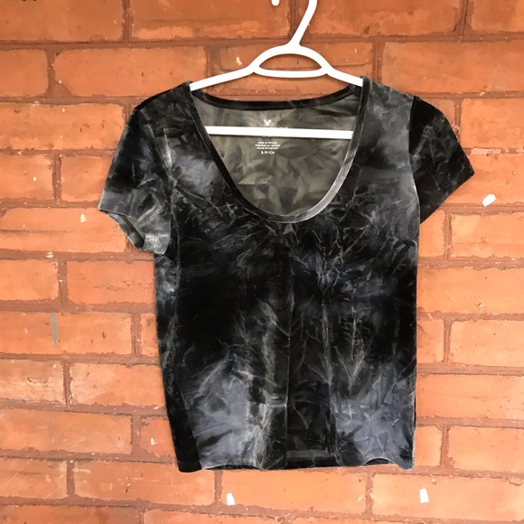 ✨3 for $20✨ NWOT American eagle velvet t shirt - Picture 1 of 2